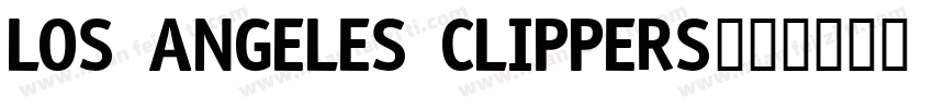 Los Angeles Clippers字体转换